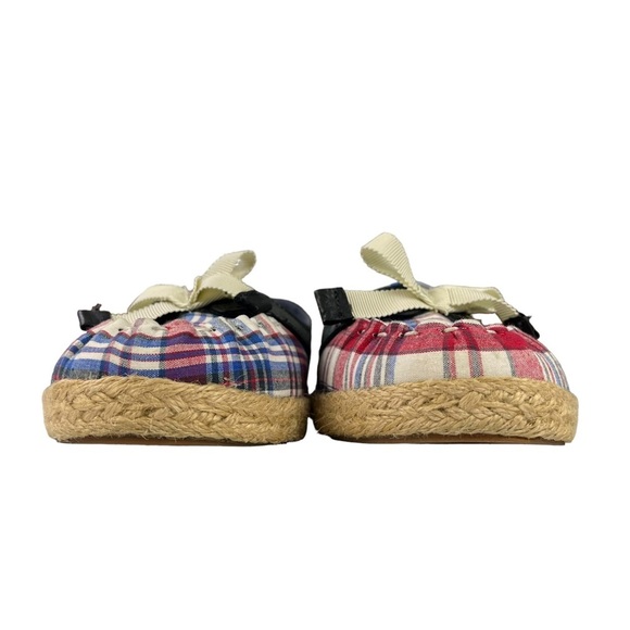 Sperry Plaid Bow Slip On Espadrilles Womens Size 8.5 - Picture 8 of 11